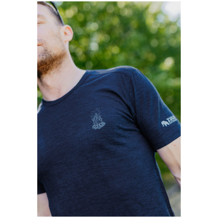 T-shirt homme Zulu Merino Fire 160 Short Comfy