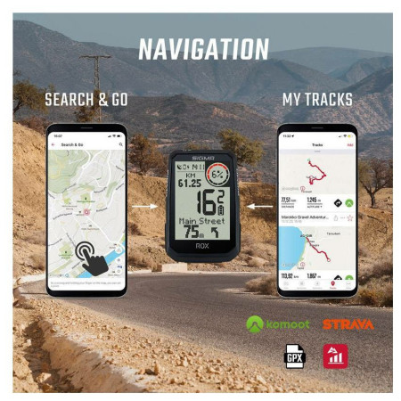 Compteur vélo Sigma Rox 4.0 Endurance HR set