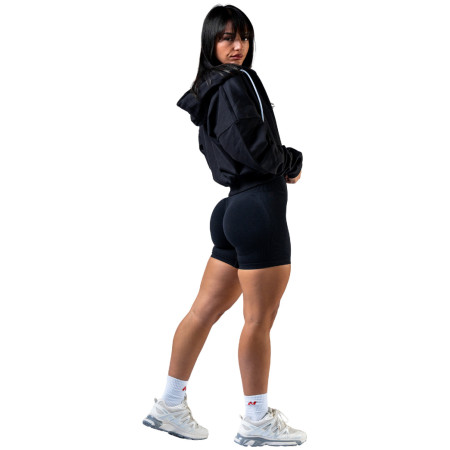 Sweat-shirt femme Nebbia Black zip-up hoodie Power