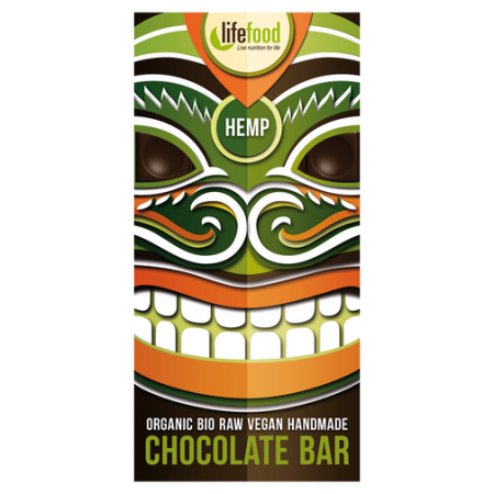 Chocolat Lifefood BIO RAW aux graines de chanvre