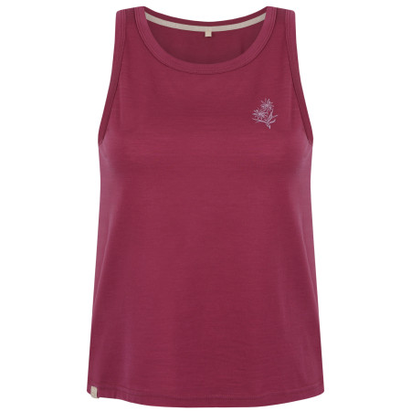 Top femme MOOA Merino Lyolite Edelweiss 150 rose dark pink