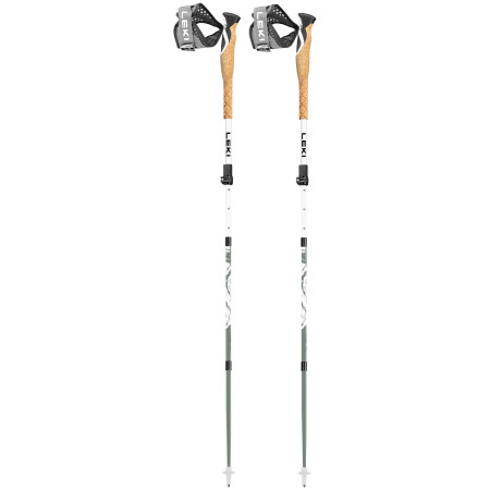 Bâtons de cross trail Leki Cross Trail FX Superlite 110-130 cm blanc / noir white-envy-black
