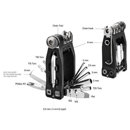 Outils vélo Topeak Ninja 16+