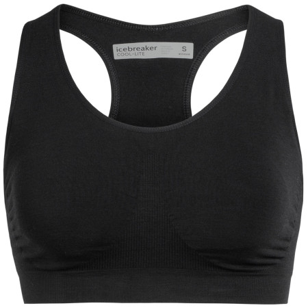 Soutien-gorge Icebreaker Anatomica Seamless Sport Bra vert Black