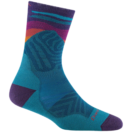 Chaussettes femme Sir Joseph Mirnavated Micro Crew Ultra-Lightweight With Cushion bleu foncé cascade