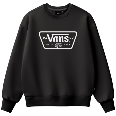 Sweat-shirt homme Vans Knu Patch Crew noir Black