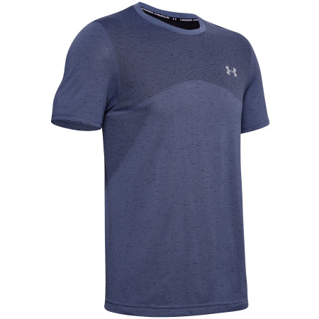 T-shirt homme Under Armour Seamless Ss bleue BlueInk/ModGray