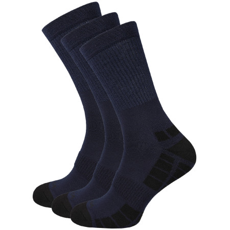 Chaussettes MOOA Silver Bamboo 3-pack bleu / noir Blue/Black