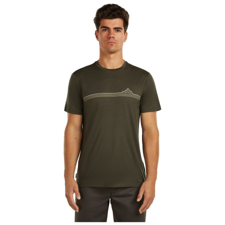 T-shirt homme Icebreaker Men Merino 150 Tech Lite SS Tee Range Stripes