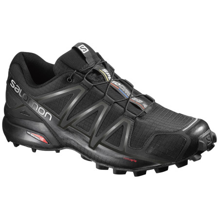 Chaussures homme Salomon Speedcross 4 Wide (2019) vert Black/Black/BlackMetallic