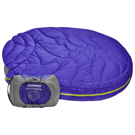 Sac de couchage pour chien Ruffwear Highlands™ Sleeping Bag Large violet Huckleberry Blue