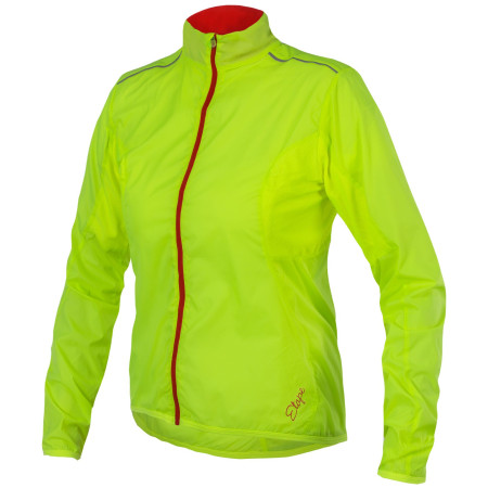 Coupe-vent femme Etape Gloria jaune-vert Yellow Fluo