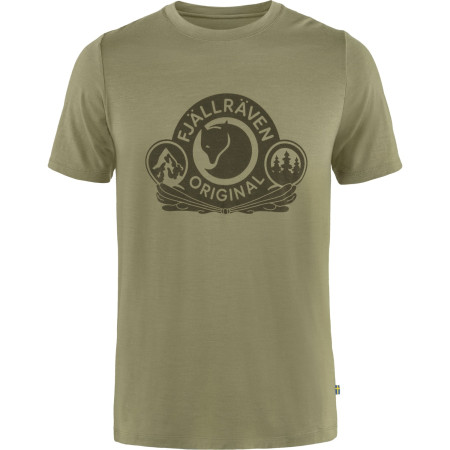 T-shirt fonctionnel homme Fjällräven Abisko Wool Classic SS M green Light Olive
