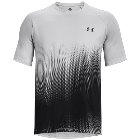 T-shirt fonctionnel homme Under Armour Tech Fade SS gris / noir Halo Gray / Black / Black