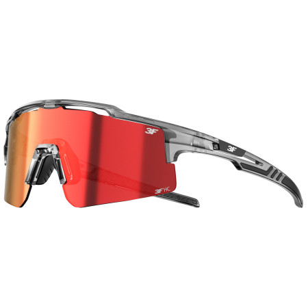 Lunettes soleil 3F Rocket noir / rouge grey/red
