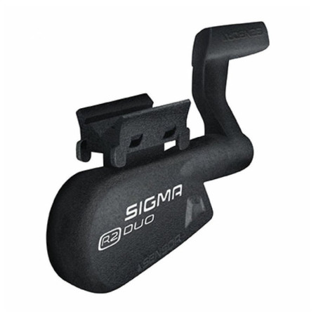 Capteur de vitesse Sigma R2 DUO ANT+/BLUETOOTH noir black