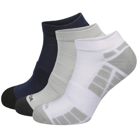 Chaussettes MOOA Silver Bamboo Low 3-pack mix1 Mix
