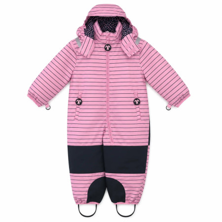 Combinaison enfant DucKsday Baby-Toddler Snowsuit rose Pink/Green