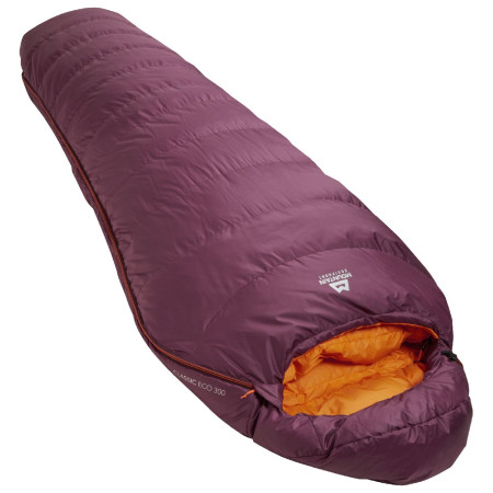 Sac de couchage en plumes Mountain Equipment Classic Eco 300 Wmns Long violet Me-01730 Raisin