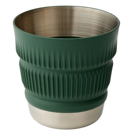 Mug pliable Sea to Summit Detour Stainless Steel Collapsible Mug vert Laurel Wreath Green