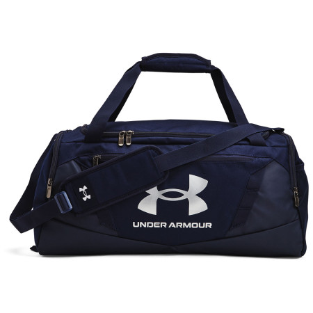 Sac de sport Under Armour Undeniable 5.0 Duffle SM bleue Midnight Navy / Midnight Navy / Metallic Silver