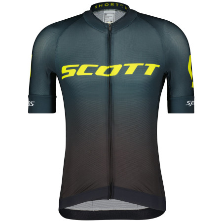 Maillot vélo homme Scott RC Pro WC Edt. SS noir / jaune black/sulphur yellow