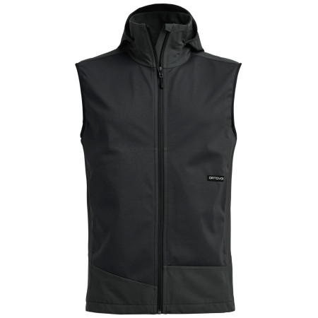Gilet homme Ortovox Ortler Softshell Plus Vest noir Black Raven