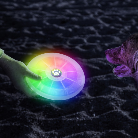Jouet pour chien Nite Ize Flashflight® Dog Discuit™ LED Flying Disc