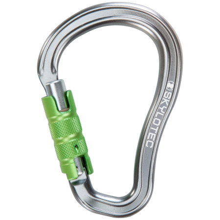 Mousqueton Skylotec Axis HMS TG (triplex gate) gris / vert Grey/Green