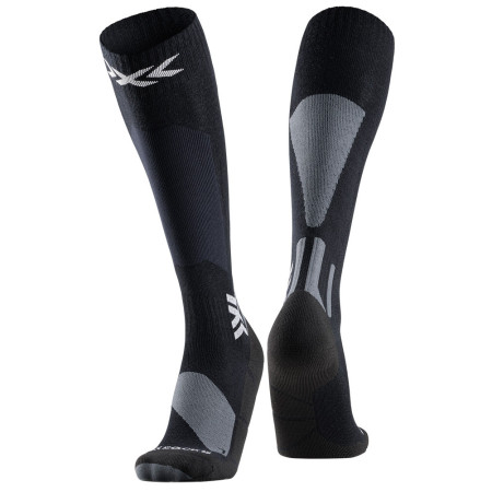 Chaussettes hautes X-Socks Ski Discover Merino Otc noir X BLACK/GREY