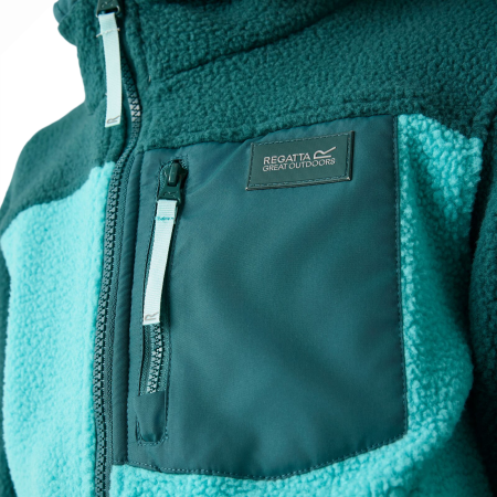 Sweat enfant Regatta Junior Frankie Warm Fleece Mediterranea/Turquoise