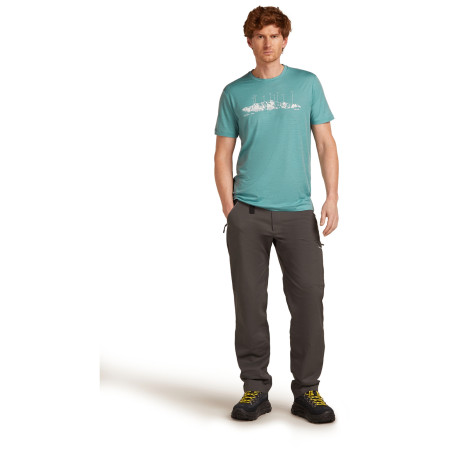 T-shirt homme Icebreaker Men Merino 150 Tech Lite SS Tee The Peaks