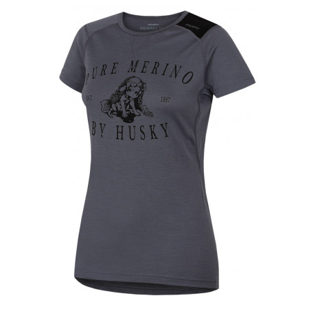 T-shirt fonctionnel femme Husky Merino 100 kr. rukáv Puppy girs