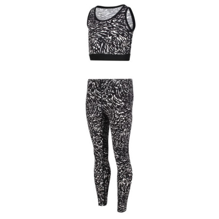 Ensemble fonctionnel enfant Regatta Atkin Set noir / blanc Blk/WhtAniml