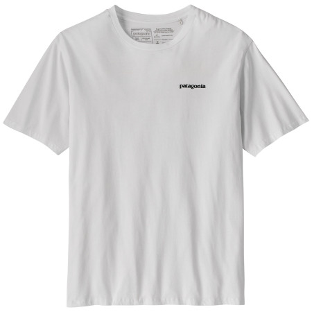 T-shirt homme Patagonia P-6 Mission Organic T-Shirt blanc White