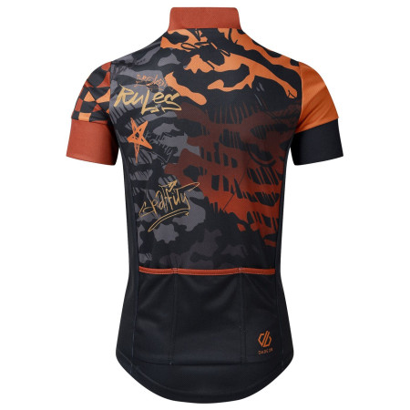 Maillot cyclisme enfant Dare 2b Dynamite Jersey Blk Graffiti