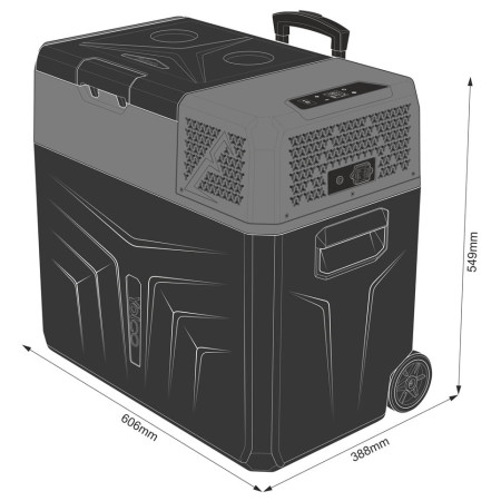 Réfrigérateur à compresseur Yolco BCX50