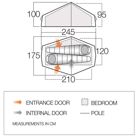 Tente ultra-légères Force Ten Helium UL 2