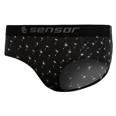 Culotte Sensor Merino Impress vert Black/Pattern