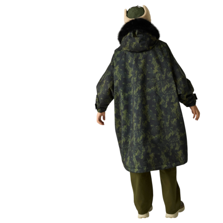 Manteau imperméable pour enfant Regatta Junior Waterproof Changing Robe Pro Bark Green