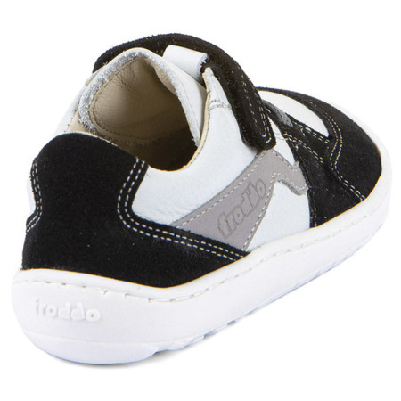 Baskets pour enfant Frodo Barefoot river White/Black