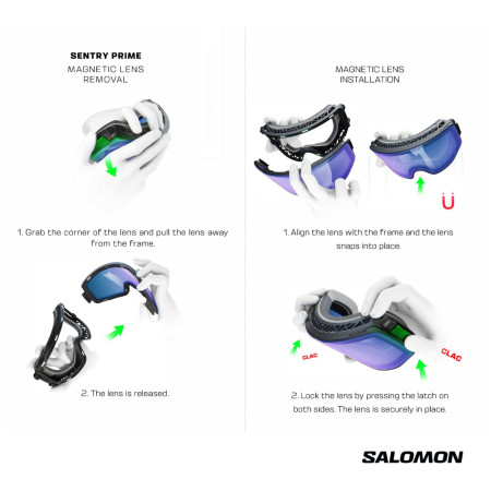 Masques ski Salomon Sentry Prime Sigmaphoto +1Lens