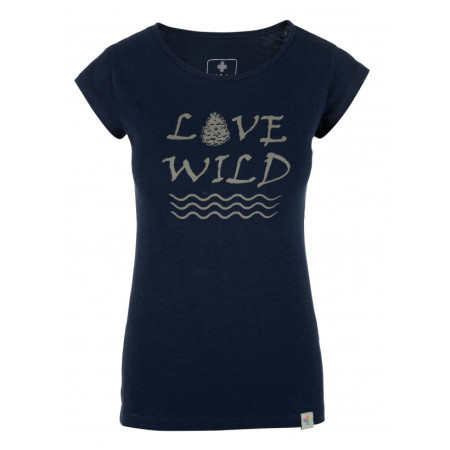 T-shirt femme Kilpi Flori-W bleue Dbl