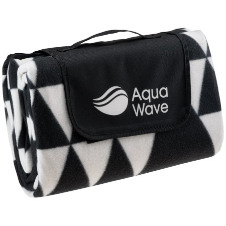 Couverture pique-nique Aquawave Triangle Blanket noir / blanc GeometricPrint
