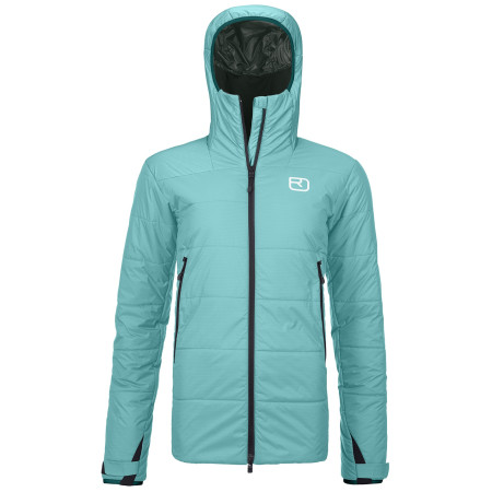 Veste d'hiver femme Ortovox W's Zinal Jacket bleue ice waterfall