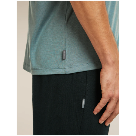 T-shirt fonctionnel homme Icebreaker Merino Blend Core SS Tee Single Line Camp