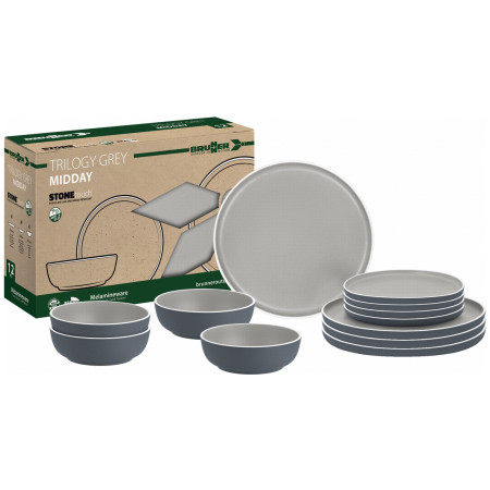 Set de vaisselle Brunner Midday Trilogy Grey