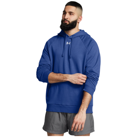 Sweat-shirt homme Under Armour UA Rival Fleece Hoodie bleu Tech Blue