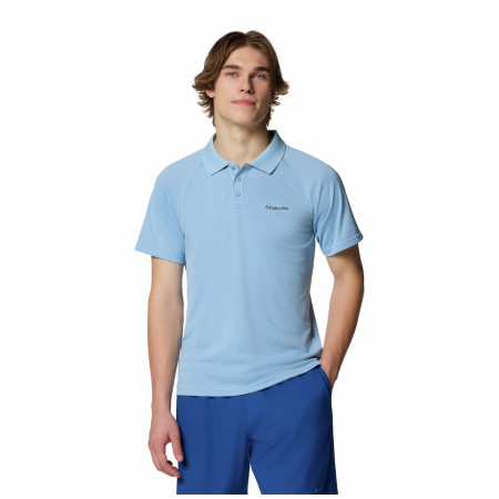 T-shirt homme Columbia Alpine Chill™ Pro Polo bleu clair Ripple Blue