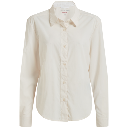 Chemise Craghoppers NosiLife Freeda Long Sleeved Shirt beige Sea Salt